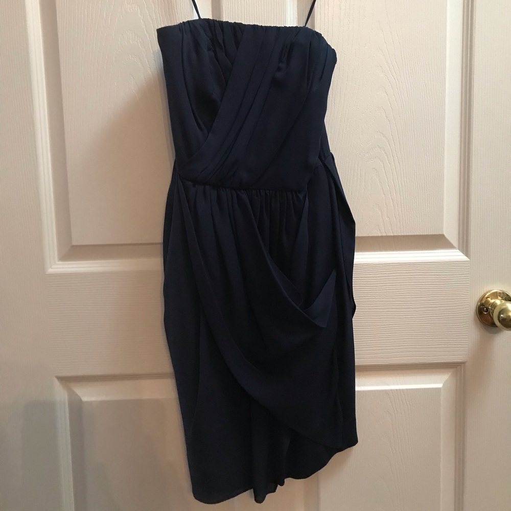 Strapless cocktail dress